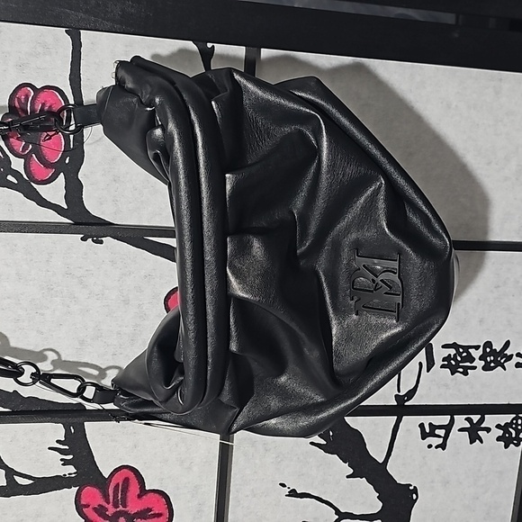 Badgley Mischka Handbags - Badgley Mischka Vegan Leather‎ Bag Purse w/ Chain New